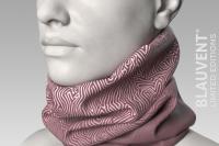 Neckwarmer: Silent Drift Pink