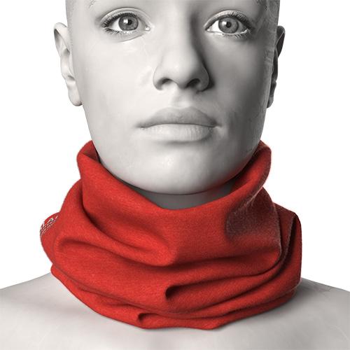 100% Merino Neckwarmer, Red