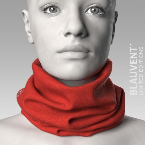 100% Merino Neckwarmer, Red